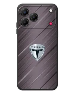 Чехол для ZTE Nubia V80 Design с картинкой «Металлическая текстура Tesla» Чехол для ZTE Nubia V80 Design с картинкой «Металлическая текстура Tesla»