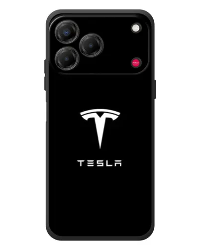 Чехол для ZTE Nubia V80 Design с картинкой «Tesla White Logo»