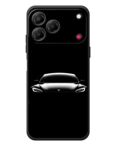 Чехол для ZTE Nubia V80 Design с картинкой «Фары Tesla Night»