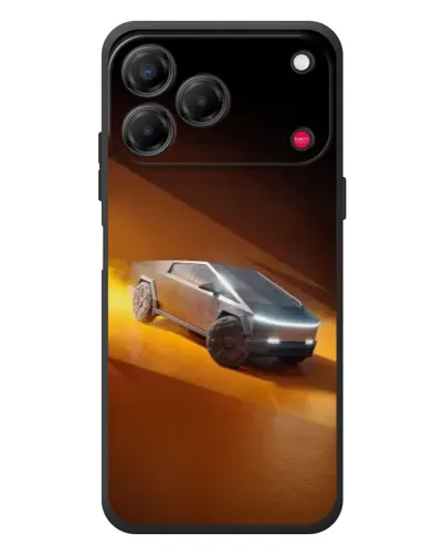 Чехол для ZTE Nubia V80 Design с картинкой «Cybertruck в пустыне»