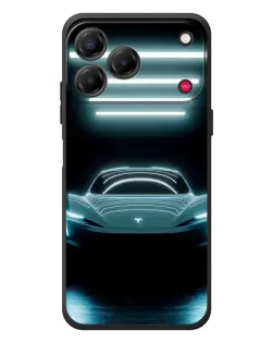 Чехол для ZTE Nubia V80 Design с картинкой «Tesla в неоне» Чехол для ZTE Nubia V80 Design с картинкой «Tesla в неоне»