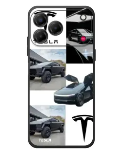 Чехол для ZTE Nubia V80 Design с картинкой «Коллаж Cybertruck Tesla» Чехол для ZTE Nubia V80 Design с картинкой «Коллаж Cybertruck Tesla»