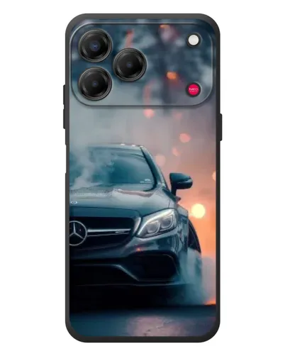 Чехол для ZTE Nubia V80 Design с картинкой «Mercedes — ночной город»