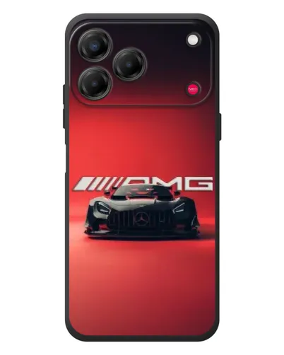 Чехол для ZTE Nubia V80 Design с картинкой «Mercedes AMG — красная линия»