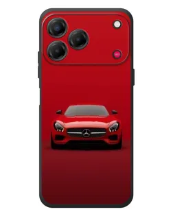 Чехол для ZTE Nubia V80 Design с картинкой «Красный Mercedes AMG»