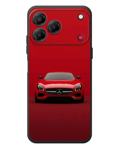 Чехол для ZTE Nubia V80 Design с картинкой «Красный Mercedes AMG»