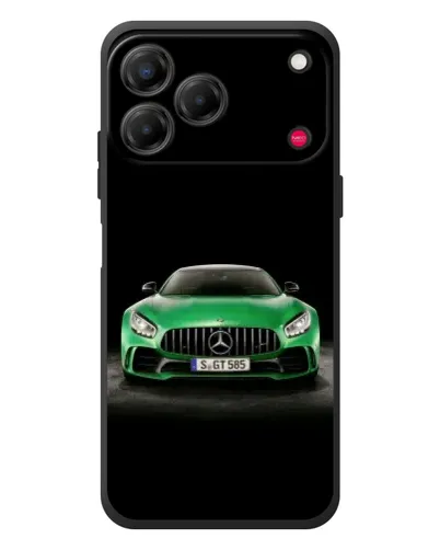 Чехол для ZTE Nubia V80 Design с картинкой «Mercedes — неоновый лого»