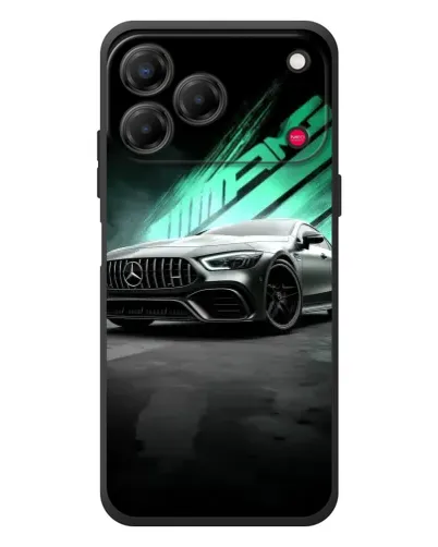 Чехол для ZTE Nubia V80 Design с картинкой «Темный Mercedes AMG»