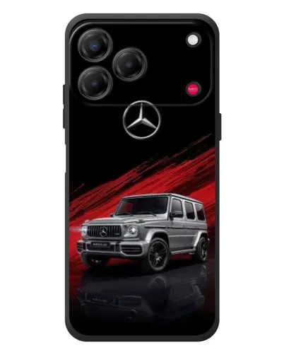 Чехол для ZTE Nubia V80 Design с картинкой «Mercedes G-Class красный»