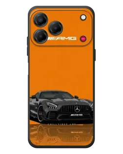 Чехол для ZTE Nubia V80 Design с картинкой «Оранжевый Mercedes AMG»