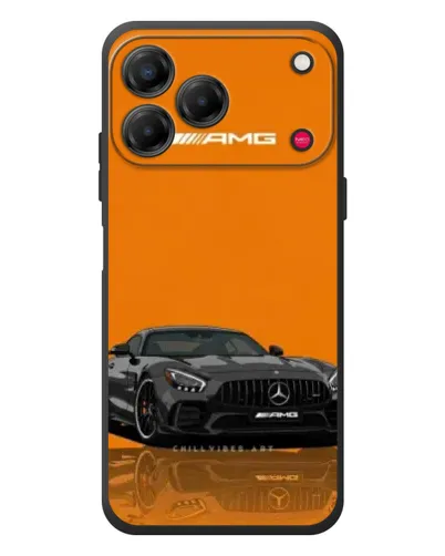 Чехол для ZTE Nubia V80 Design с картинкой «Оранжевый Mercedes AMG»