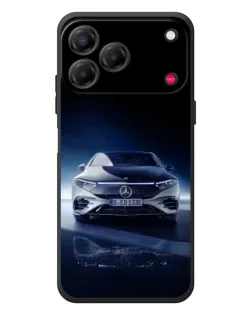 Чехол для ZTE Nubia V80 Design с картинкой «Ночной Mercedes EQ»