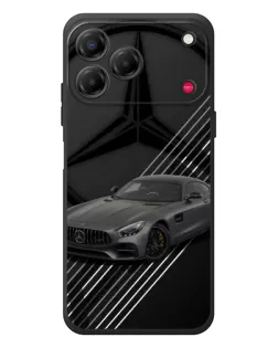 Чехол для ZTE Nubia V80 Design с картинкой «Mercedes AMG — графика»