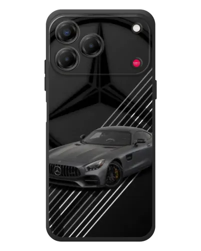 Чехол для ZTE Nubia V80 Design с картинкой «Mercedes AMG — графика»