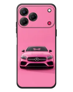 Чехол для ZTE Nubia V80 Design с картинкой «Розовый Mercedes AMG»