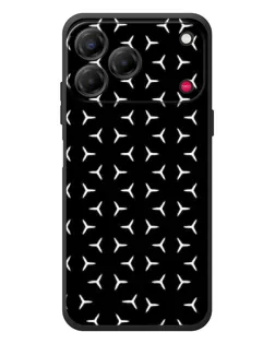 Чехол для ZTE Nubia V80 Design с картинкой «Mercedes паттерн звезд»