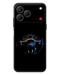 Чехол для ZTE Nubia V80 Design с картинкой «Салон Audi — руль» Чехол для ZTE Nubia V80 Design с картинкой «Салон Audi — руль»