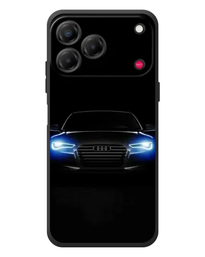 Чехол для ZTE Nubia V80 Design с картинкой «Audi в неоне»