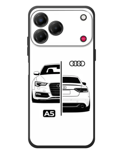 Чехол для ZTE Nubia V80 Design с картинкой «Audi — контрастный дизайн»