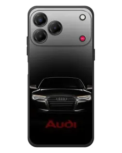 Чехол для ZTE Nubia V80 Design с картинкой «Audi — градиентный контур» Чехол для ZTE Nubia V80 Design с картинкой «Audi — градиентный контур»