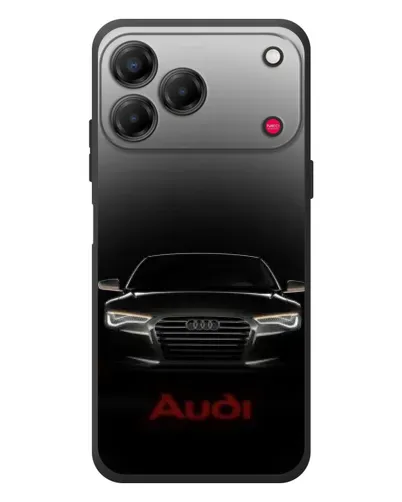 Чехол для ZTE Nubia V80 Design с картинкой «Audi — градиентный контур»