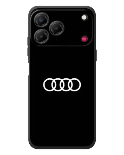 Чехол для ZTE Nubia V80 Design с картинкой «Audi White Logo»