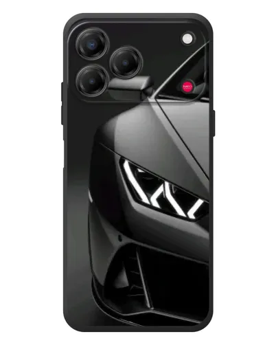 Чехол для ZTE Nubia V80 Design с картинкой «Lamborghini фары детализация»