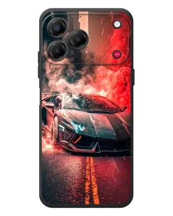 Чехол для ZTE Nubia V80 Design с картинкой «Lamborghini красный дым» Чехол для ZTE Nubia V80 Design с картинкой «Lamborghini красный дым»