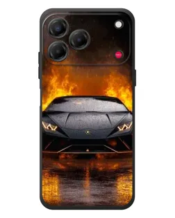 Чехол для ZTE Nubia V80 Design с картинкой «Lamborghini в огне» Чехол для ZTE Nubia V80 Design с картинкой «Lamborghini в огне»
