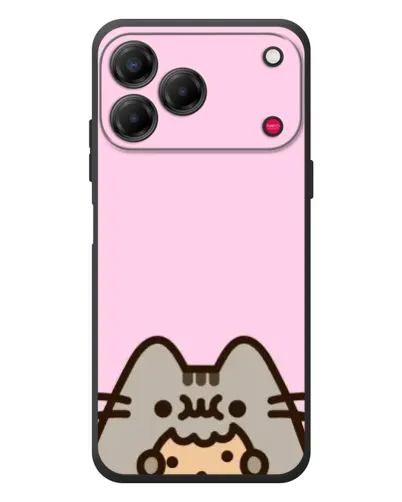 Чехол для ZTE Nubia V80 Design с картинкой «Pusheen и печенье»