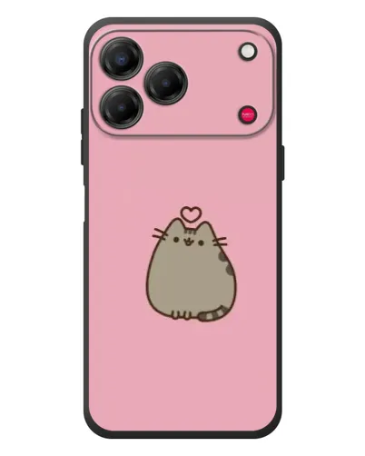 Чехол для ZTE Nubia V80 Design с картинкой «Pusheen сердце»
