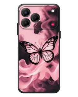 Чехол для ZTE Nubia V80 Design с картинкой «Бабочка в дыму» Чехол для ZTE Nubia V80 Design с картинкой «Бабочка в дыму»