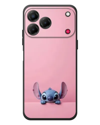 Чехол для ZTE Nubia V80 Design с картинкой «Stitch выглядывает»