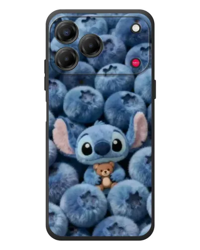 Чехол для ZTE Nubia V80 Design с картинкой «Стич и голубика»