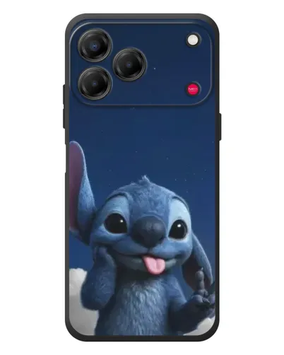 Чехол для ZTE Nubia V80 Design с картинкой «Стич в облаках»