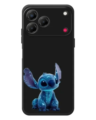Чехол для ZTE Nubia V80 Design с картинкой «Стич на черном»