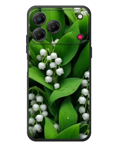 Чехол для ZTE Nubia V80 Design с картинкой «Ландыши в зелени»