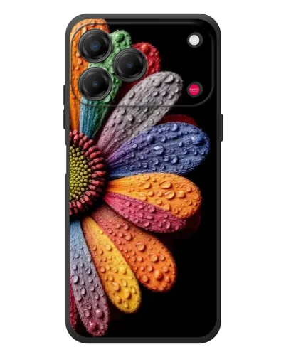 Чехол для ZTE Nubia V80 Design с картинкой «Радужный цветок»