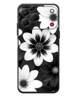 Чехол для ZTE Nubia V80 Design с картинкой «Монохромные астры» Чехол для ZTE Nubia V80 Design с картинкой «Монохромные астры»