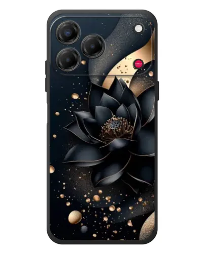 Чехол для ZTE Nubia V80 Design с картинкой «Черный лотос»
