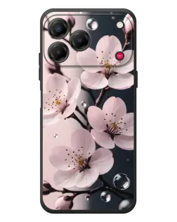 Чехол для ZTE Nubia V80 Design с картинкой «Нежная сакура и капли» Чехол для ZTE Nubia V80 Design с картинкой «Нежная сакура и капли»