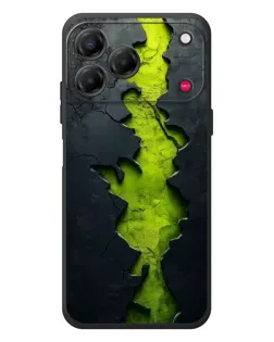 Чехол для ZTE Nubia V80 Design с картинкой «Салатовый разлом скалы» Чехол для ZTE Nubia V80 Design с картинкой «Салатовый разлом скалы»