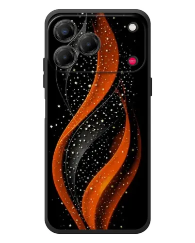 Чехол для ZTE Nubia V80 Design с картинкой «Огненная звездная волна»