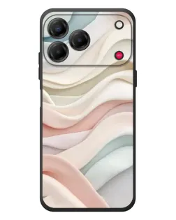 Чехол для ZTE Nubia V80 Design с картинкой «Пастельные нежные волны»