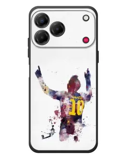 Чохол для ZTE Nubia V80 Design з картинкою «Акварельний Мессі Барселона»