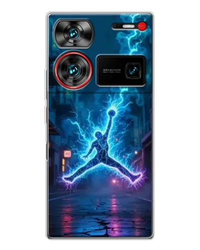 Чехол для ZTE Nubia Z60 Ultra с картинкой «Jordan Gold Jumpman»