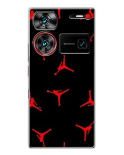 Чехол для ZTE Nubia Z60 Ultra с картинкой «Jordan Red Pattern»