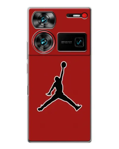 Чехол для ZTE Nubia Z60 Ultra с картинкой «Jordan Red Back»