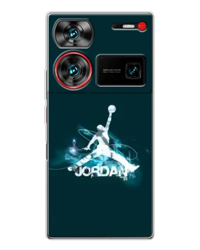 Чехол для ZTE Nubia Z60 Ultra с картинкой «Jordan Blue Fire»