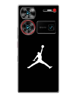 Чехол для ZTE Nubia Z60 Ultra с картинкой «Jordan Silhouette»